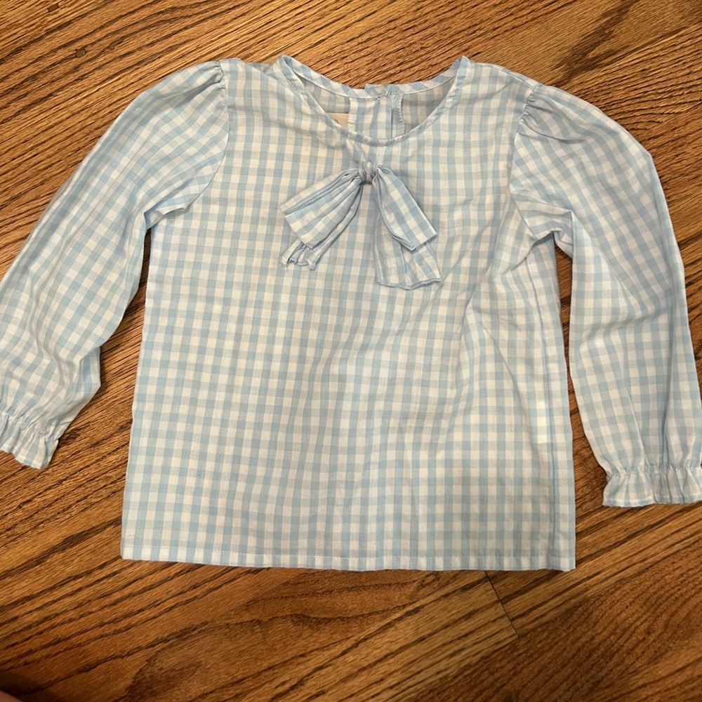 TBBC Blue Gingham Kids Shirt
